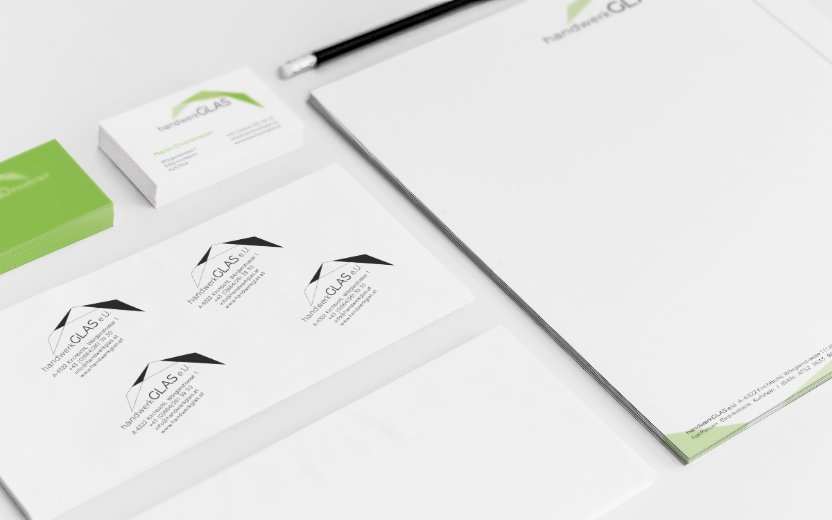 handwerkGLAS - Geschäftsdrucksorten