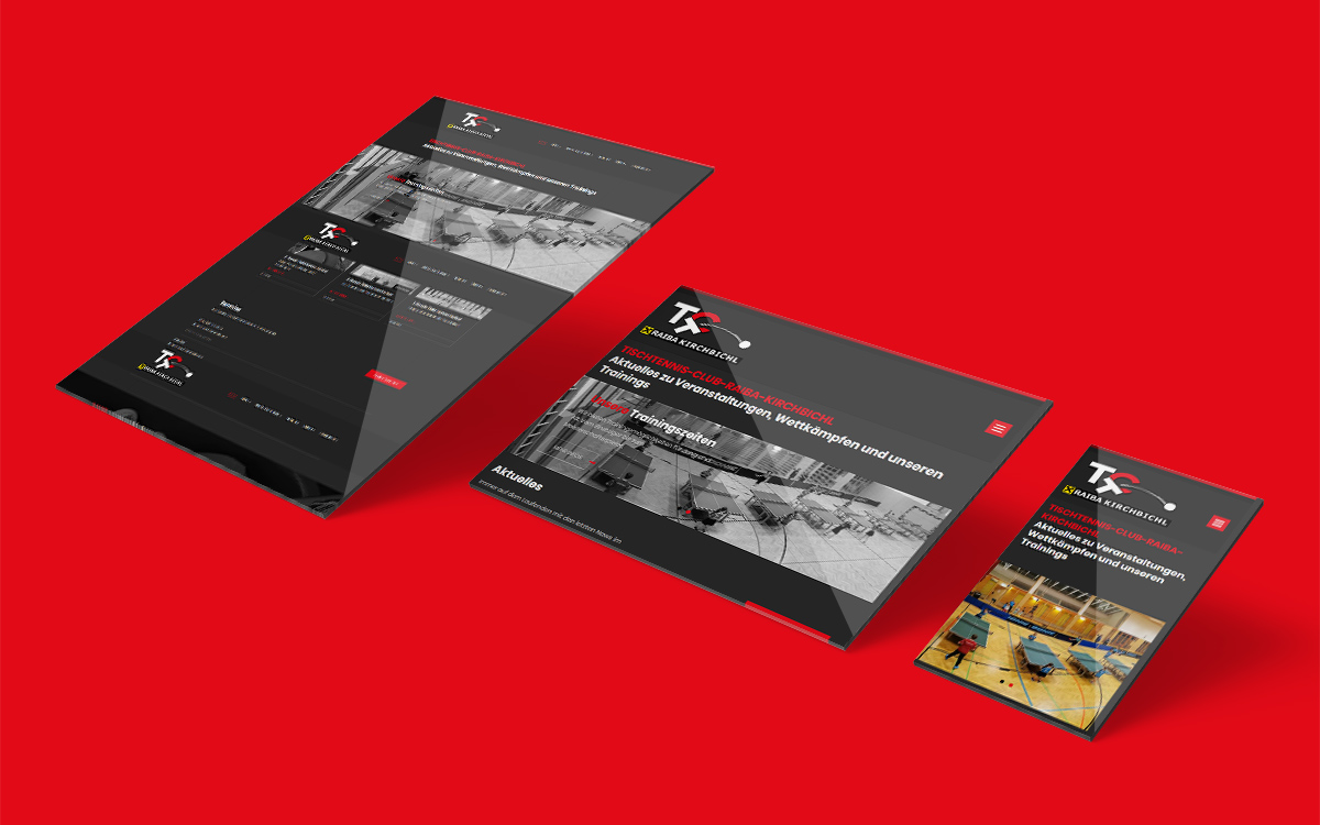 TTC Raiba Kirchbichl - Responsive Website